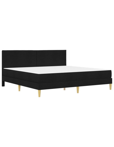 Struttura del letto Nero 180 x 200 cm Poliestere