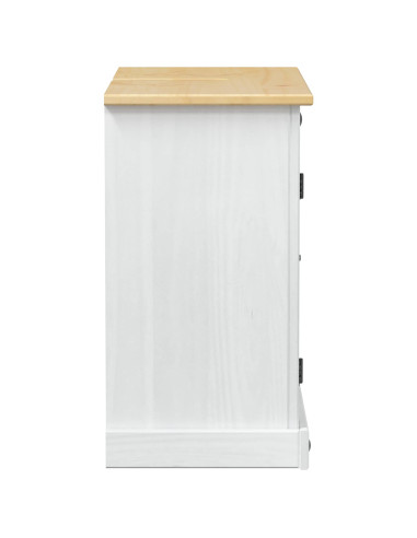 Armadio sottolavello Bianco 73 x 33 x 60 cm Pino massello