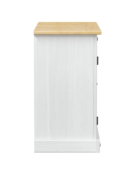 Armadio sottolavello Bianco 73 x 33 x 60 cm Pino massello