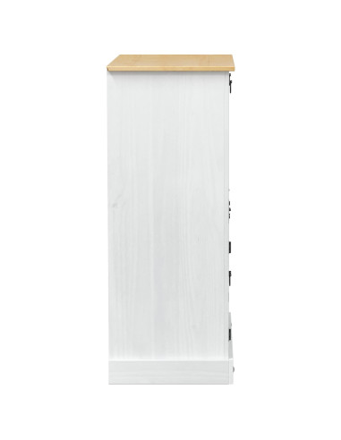Mobile per vino Bianco 97 x 45 x 114 cm Pino massello