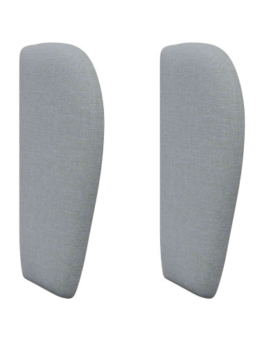 Orecchia della Testata Grigio chiaro 40 x 23 x 6 cm Tessuto