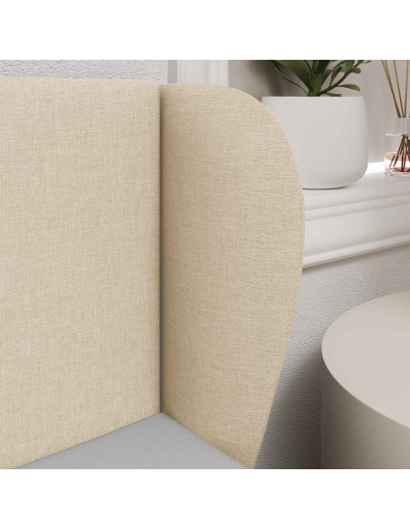 Orecchia della Testata Crema 40 x 23 x 6 cm Tessuto