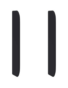 Orecchia della Testata Nero 80 x 16 x 4 cm PVC 2