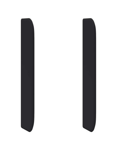 Orecchia della Testata Nero 80 x 16 x 4 cm PVC