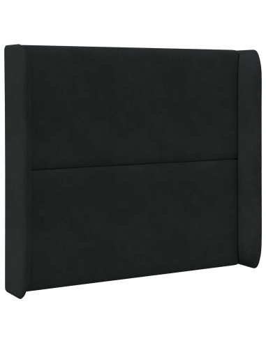 Orecchia della Testata Nero 80 x 16 x 4 cm Velluto