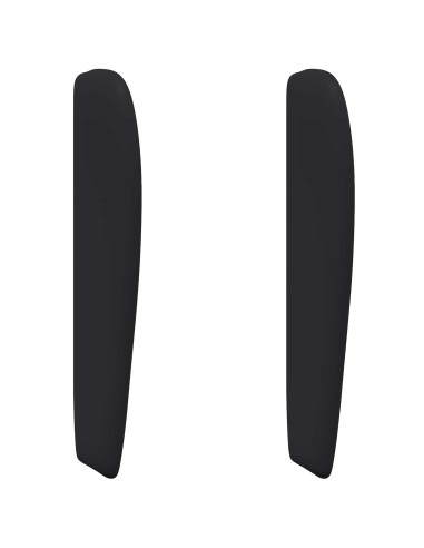 Orecchia della Testata Nero 80 x 23 x 6 cm PVC