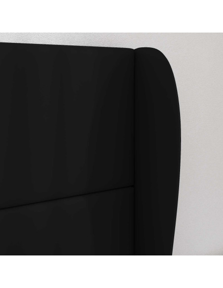 Orecchia della Testata Nero 80 x 23 x 6 cm PVC