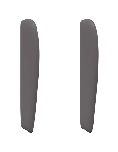 Orecchia della Testata Grigio Sfumato 80 x 23 x 6 cm PVC