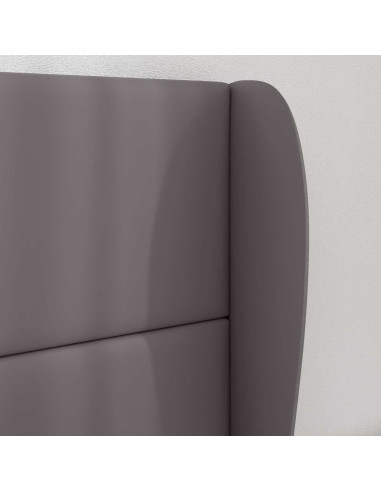 Orecchia della Testata Grigio Sfumato 80 x 23 x 6 cm PVC