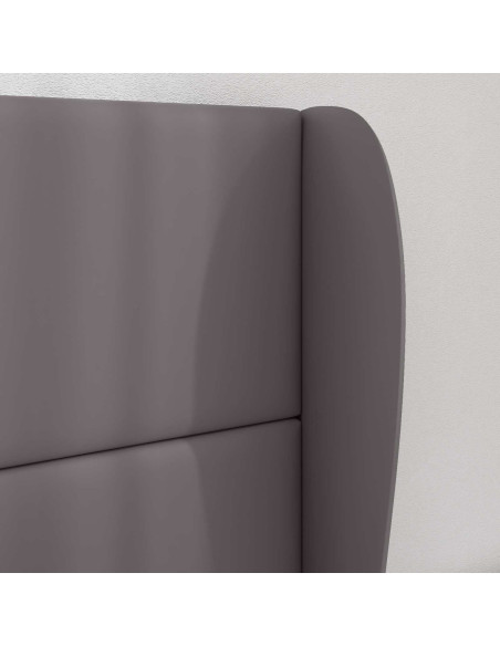 Orecchia della Testata Grigio Sfumato 80 x 23 x 6 cm PVC