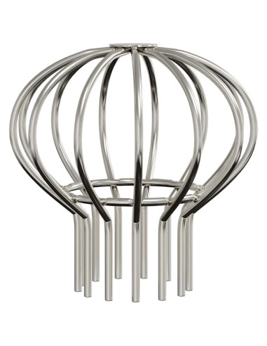 Protezione Foglie per Grondaia 2 pcs Argento 75 mm