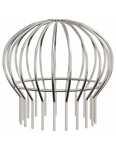 Protezione Foglie per Grondaia 8 pcs Argento 160 mm