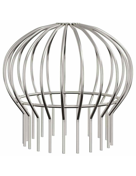 Protezione Foglie per Grondaia 8 pcs Argento 160 mm