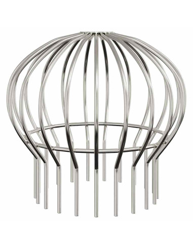 Protezione Foglie per Grondaia 8 pcs Argento 160 mm