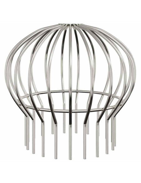 Protezione Foglie per Grondaia 8 pcs Argento 160 mm