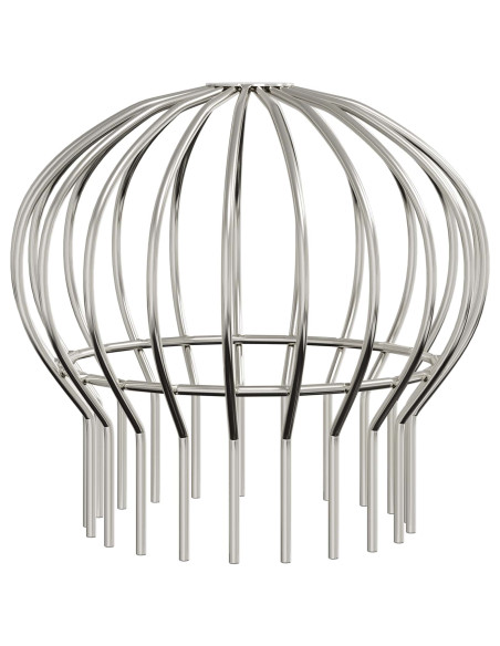 Protezione Foglie per Grondaia 8 pcs Argento 200 mm