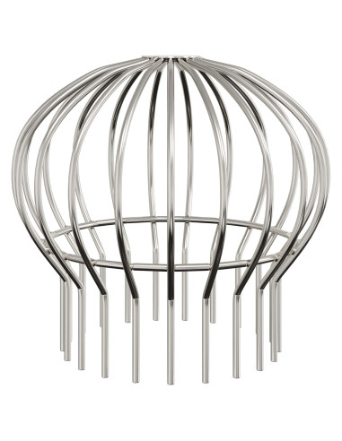 Protezione Foglie per Grondaia 8 pcs Argento 200 mm