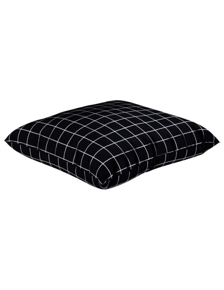 Cuscini Scatter a scacchi 4 pcs Quadro Nero 40 x 40 cm