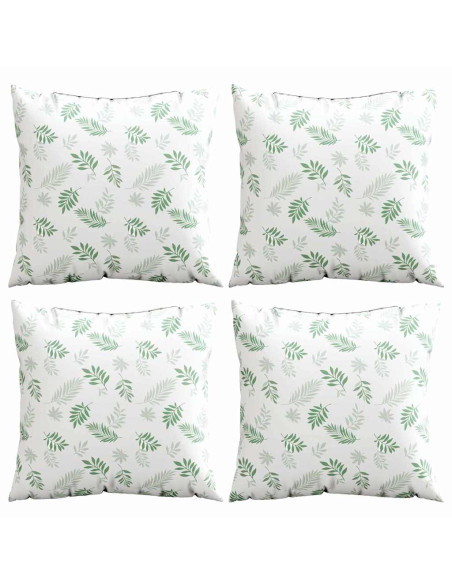 Cuscini Scatter Foglia 4 pcs Motivo Foglia 40 x 40 cm