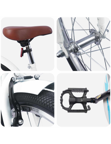 Bicicletta per Bambini 18 Pollici per bambini di 5-7 anni