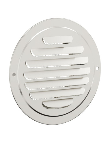 Coperture per ventilazione d'aria 4 pcs Argento 80 mm