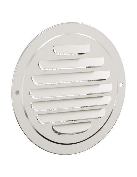Coperture per ventilazione d'aria 4 pcs Argento 80 mm