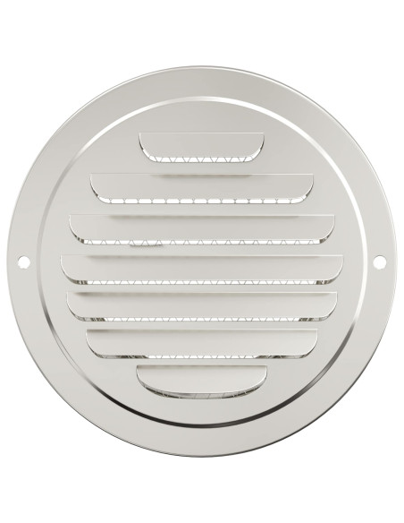 Coperture per ventilazione d'aria 4 pcs Argento 80 mm