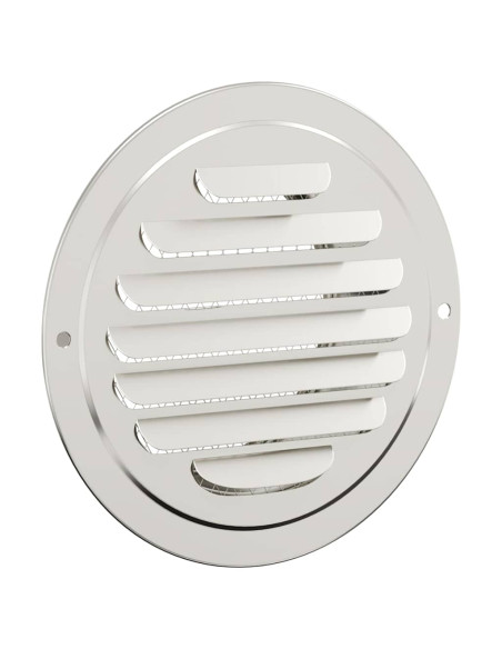 Coperture per ventilazione d'aria 4 pcs Argento 100 mm