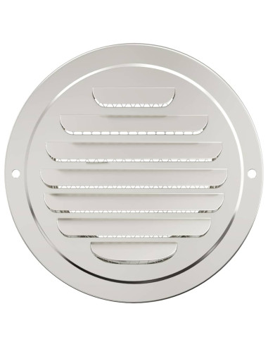 Coperture per ventilazione d'aria 4 pcs Argento 100 mm