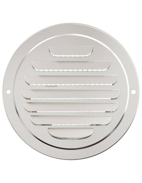 Coperture per ventilazione d'aria 4 pcs Argento 100 mm