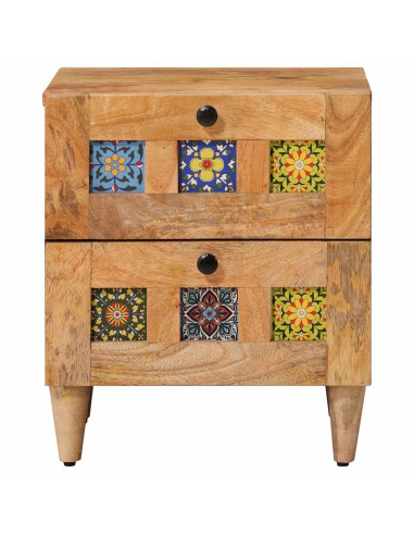 Armadio da Notte con cassetto Naturale 40 x 33,5 x 46 cm