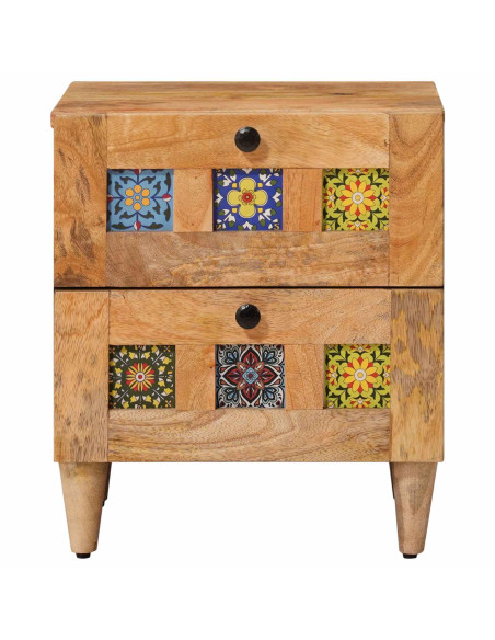 Armadio da Notte con cassetto Naturale 40 x 33,5 x 46 cm