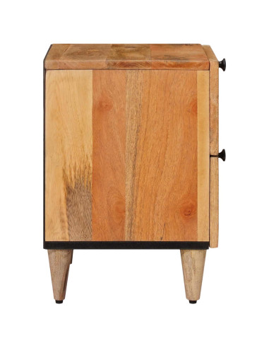 Armadio da Notte con cassetto 2 pcs Naturale 40 x 33,5 x 46 cm