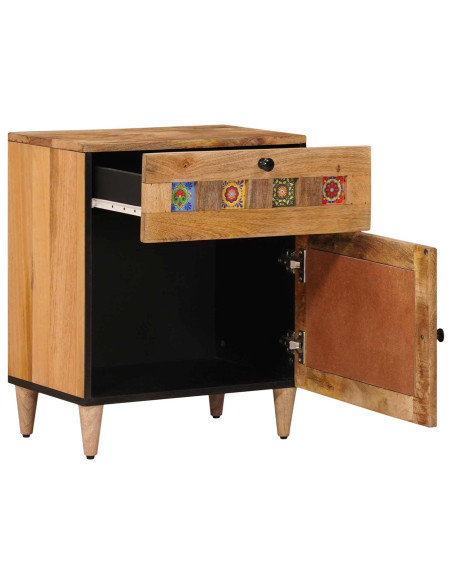 Armadio da Notte con cassetto Naturale 50 x 33 x 60 cm