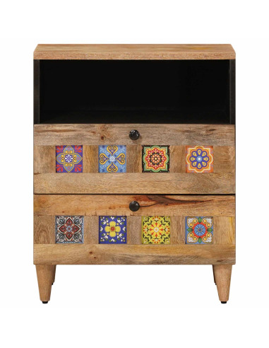 Armadio da Notte con cassetto Naturale 50 x 33 x 60 cm