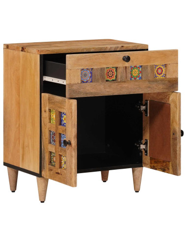Armadio da Notte con cassetto Naturale 50 x 33 x 60 cm