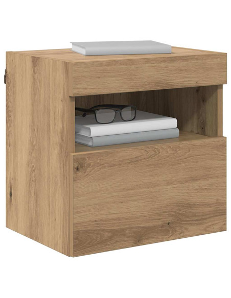 Mobile TV da parete Rovere artigianale 40 x 30 x 40 cm