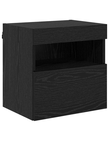 Mobile TV da parete Rovere Nero 40 x 30 x 40 cm
