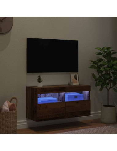 Mobile TV da parete Legno vecchio 80 x 30 x 40 cm