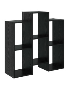Credenza Rovere Nero 90 x 30 x 90 cm 2
