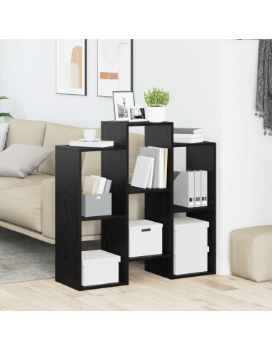 Credenza Rovere Nero 90 x 30 x 90 cm