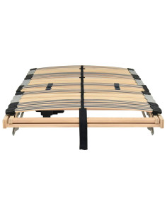 Base a doghe Marrone 100 x 190 cm Legno massello di faggio 2