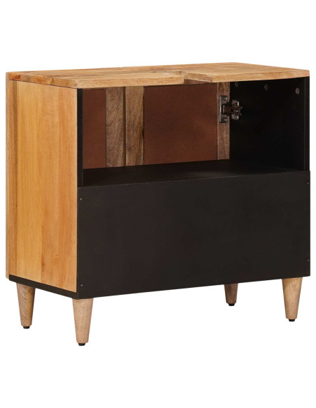 Armadio per Lavabo da Bagno con porta Naturale 62 x 33 x 58 cm