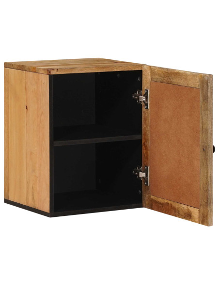 Mobile Appeso da Bagno con porta Naturale 38 x 33,5 x 48 cm