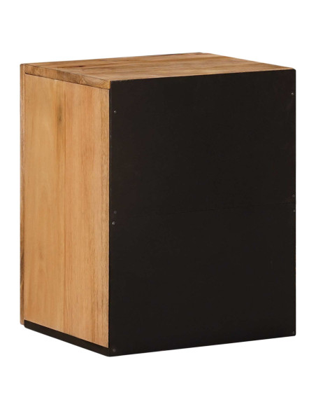 Mobile Appeso da Bagno con porta Naturale 38 x 33,5 x 48 cm