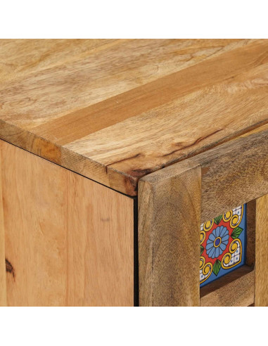 Mobile Appeso da Bagno con porta Naturale 38 x 33,5 x 48 cm