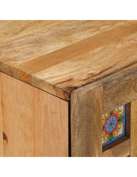 Mobile Appeso da Bagno con porta Naturale 38 x 33,5 x 48 cm
