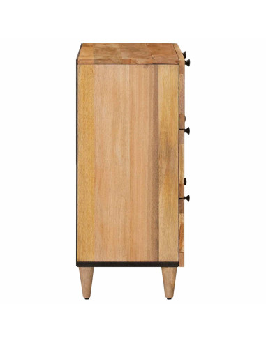 Credenza Naturale 60 x 33 x 75 cm Legno di mango massello