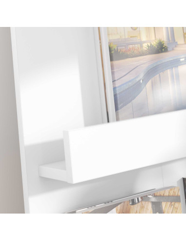 Scaffale per riviste Bianco 51 x 11 x 102 cm Legno multistrato