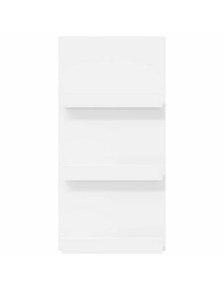 Scaffale per riviste Bianco 51 x 11 x 102 cm Legno multistrato